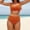 c01Orange, variant on Hduncf Women's High Waisted Bikini Sets, Tummy Control 2 Piece Swimsuits, Full Coverage Knot Front Bathing Suit Blue XXL