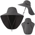 thumbnail image 1 of Bangcool Fishing Hat Soft Foldable: Breathable Safari Hat Protection Cap with Neck Flap, 1 of 8