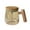 Brown, variant on WYanRUI USB Rechargeable Automatic Self Stirring Glass Mug, Wooden Lid Electric Mixing Cup for Coffee Protein Powder Milk Tea Home Office Travel Drinkware