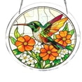 thumbnail image 4 of CaiYueKe Acrylic Puzzle Pendant Sunshade Window Hanging Plate Decorative Home Decor Stained Glass Style Window Art for Privacy Sun Protection Indoor Outdoor Window Decor Modern Hanging Ornament, 4 of 9