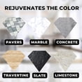 thumbnail image 4 of Color Enhancer Sealer for All-Natural Stone and Pavers. Marble, Travertine, Limestone, Granite, Slate, Concrete, Grout, Brick, Block. (Trial), 4 of 8