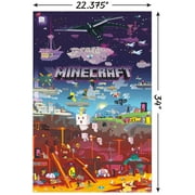 Minecraft - World Beyond Wall Poster, 22.375 x 34