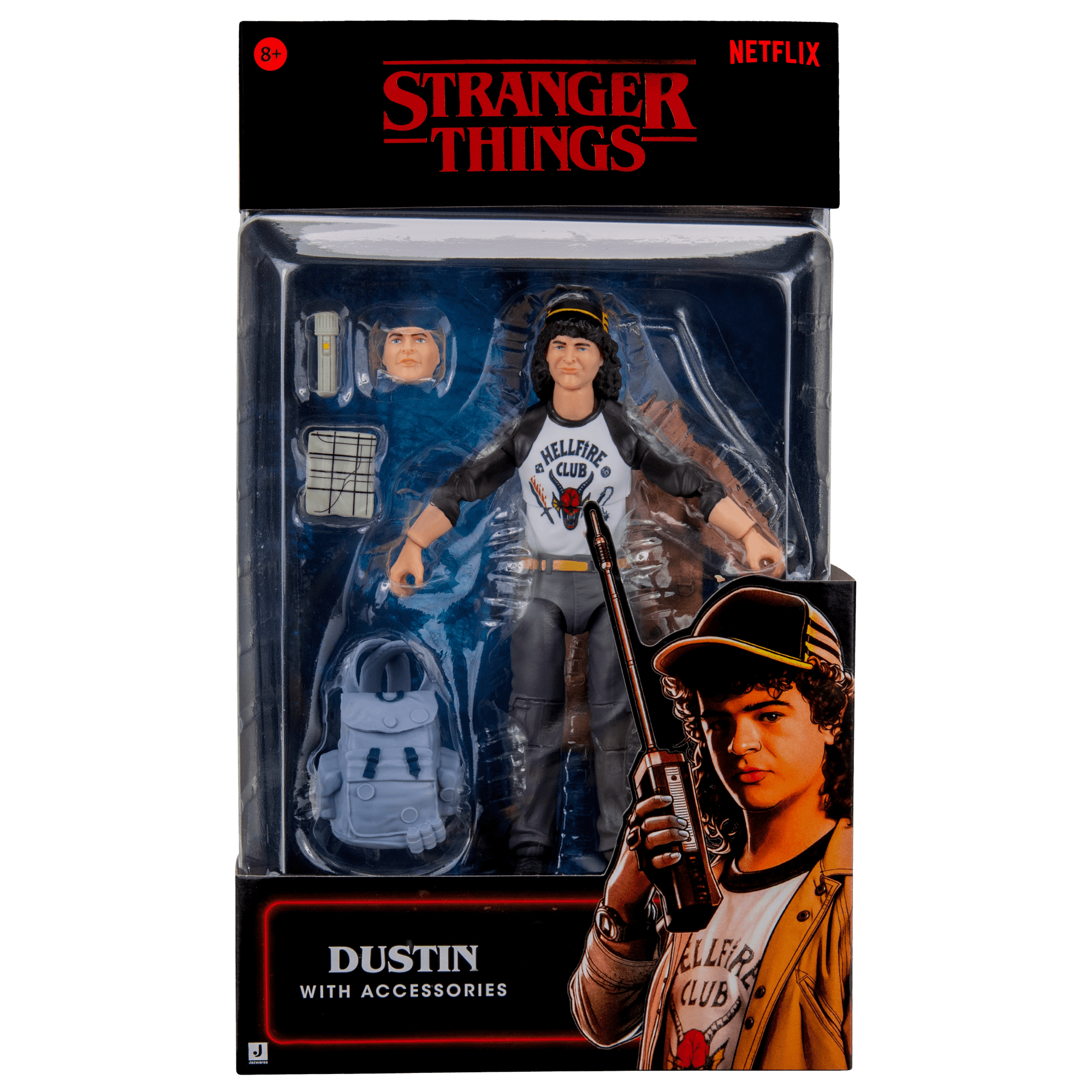 Figurine de collection Stranger Things Saison 5 : Upside Down 6 pouces - Dustin Henderson