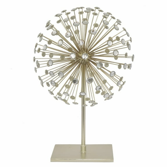 Alluring Jeweled Orb Table Decor - Gold - Large