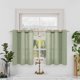 thumbnail image 1 of Cortinas de lino LAMIT, color verde salvia, 86 x 76 cm, 2 paneles, 1 of 9
