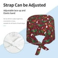 thumbnail image 3 of Gaeub Dinosaur Christmas Print Cleaning Working Cap,Unisex Scrub Cap Nurse Hat,No-Slip Scrub Cap for Men & Women, 3 of 7