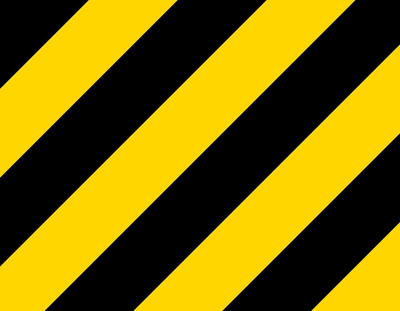 Yellow And Black Safety Sign
