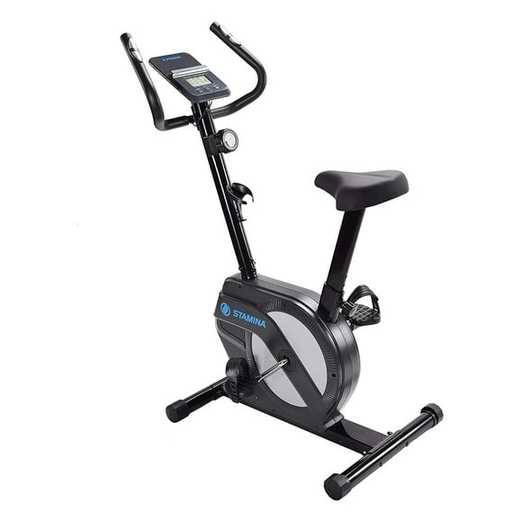 Stamina Vélo d'Exercice Vertical avec Résistance Magnétique à 8 Niveaux