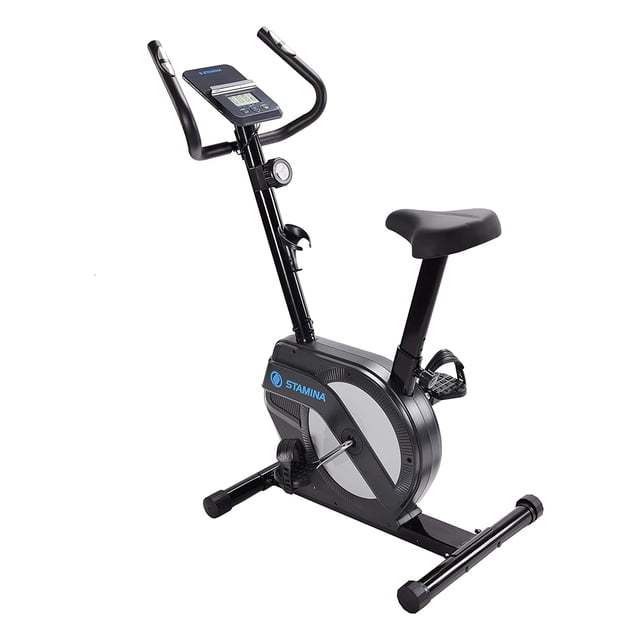 Stamina Vélo d'Exercice Vertical avec Résistance Magnétique à 8 Niveaux