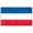 3x5 ft Polyester Flag, variant on AGAS Yugoslavia Flag 4x6 inch - 11" Plastic Pole 100% Polyester Stitched Edges Yugoslavian Mini Flag on a Stick