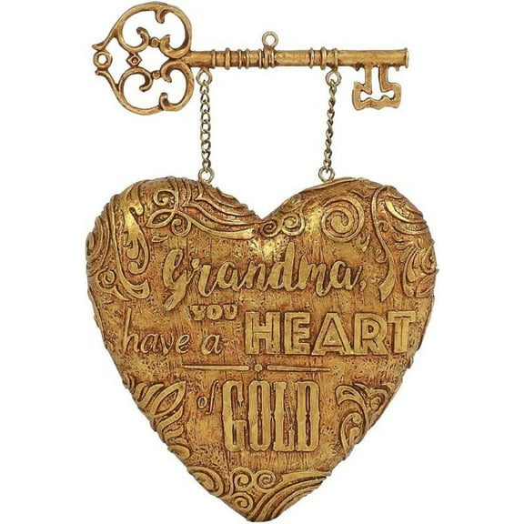 Department 56 Take Heart Grandmother Heart - Gold