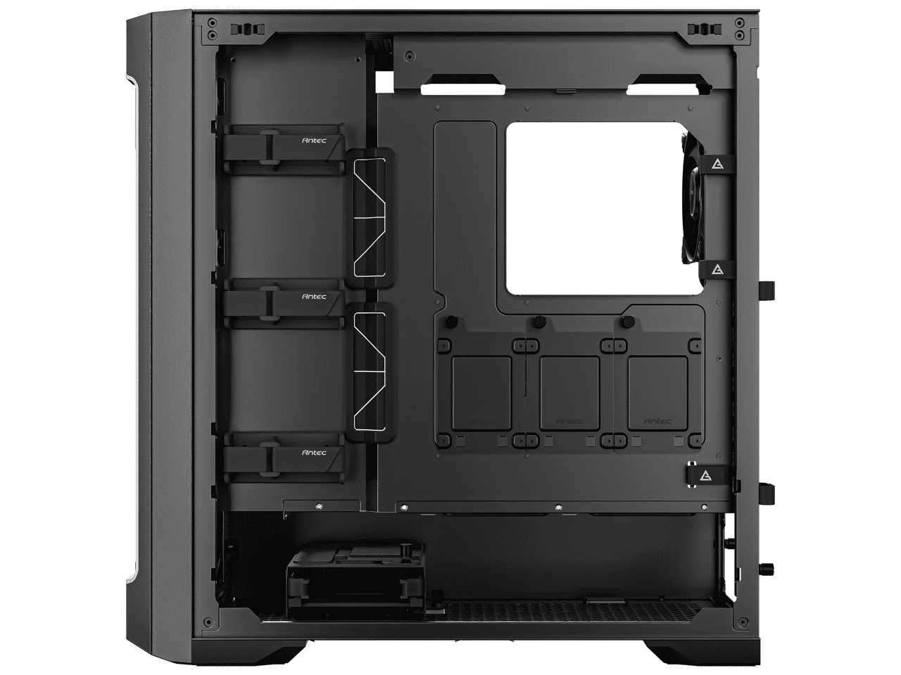 Antec Performance 1 FT, RTX 40 Series GPU Support, Temp. Display, 4 x Storm T3 PWM Fans, Type-C Ready, Dual Tempered Glass Side Panels, Removable Top Fan/Radiator Bracket, Mesh Front Panel, Full-Tower - Antec Performance 1 FT, RTX 40 Series GPU Support, Temp. Display, 4 x Storm T3 PWM Fans, Type-C Ready, Dual Tempered Glass Side Panels, Removable Top Fan/Radiator Bracket, Mesh Front Panel, Full-Tower -