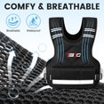 thumbnail image 2 of Chaleco pesado TB3C ajustable para mujeres de 5 a 9 kg para entrenamiento, 2 of 8