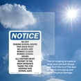 thumbnail image 6 of No Exit During School Hours This OSHA Notice Aluminum Sign 14 Inch x 10 Inch - 5 Pack, 6 of 8