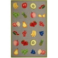thumbnail image 6 of SAFAVIEH Chelsea Brittania Fruit Lovers Wool Runner Rug, Stone, 2'6" x 10', 6 of 10