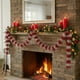thumbnail image 5 of Christmas Tree Garland Striped Wool Decorations for Home Holiday Party Office Indoor Festive Scene Setup Ornament, 5 of 6