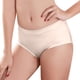 thumbnail image 1 of Ropa interior hipster Gibobby para mujer talla grande color sólido elástica sin costuras （Beige， M), 1 of 5