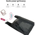 thumbnail image 5 of 300 PCS Plastic Kitchen Trash Bags,Black Sanitary Napkin Disposal Bags,Convenient Plastic Kitchen Trash Bags,Practical Grocery Bags With Handle,Usefeful Supermarket Shopping Bags, 5 of 8