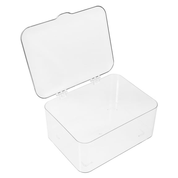 HOMEMAXS  Clear Storage Bins Transparent Large-capacity Home Sturdy Box