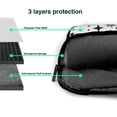 thumbnail image 4 of YFYANG 14 inch Universal Laptop Bag Oxford Cloth Laptop Sleeve, Multi-functional Cartoon Star Doodle Notebook Computer Messenger Bag Handbag, 4 of 8
