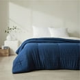 thumbnail image 6 of Style House Navy Crinkle Comforter for Teens Adults Seniors, Twin, 6 of 9