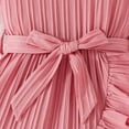 thumbnail image 7 of CAICJ98 Toddler Girl Dress Summer Ruffle Sleeve Tutu Princess Casual Knit Dresses for Girls Pink,3-4 Years, 7 of 7