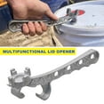 thumbnail image 4 of TNOBHG Ergonomic Handle Drum Opener Aluminum Drum Wrench Multi-function Metal Bucket Opener Ergonomic Design, 4 of 8