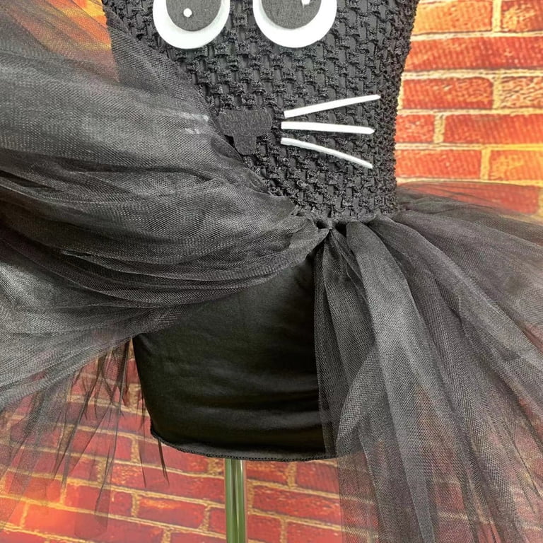 Jajaho Toddler Girls Tutu Dress Carnival Black Cat Dress Up Outfit Spaghetti Strap Tulle Puffy Dress With Bowknot Headband Tail 4pcs Set Cozy Dresses, Jajaho Toddler Girls Tutu Dress Carnival Black Cat Dress Up Outfit Spaghetti Strap Tulle Puffy Dress With Bowknot Headband Tail 4pcs Set Cozy Dresses,