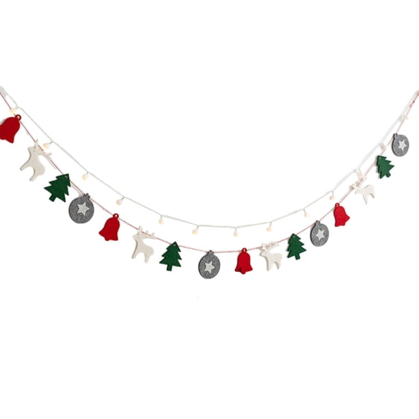 Guirnalda de pancarta navideña, fondo, banderas colgantes, decoraciones navideñas para género Patrones