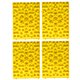 thumbnail image 5 of almohadillas de masaje de reflexología para pies, circulación sanguínea, acupresión, cuidado de la salud, para casa y oficina (amarillas), 5 of 7
