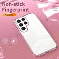 thumbnail image 4 of S 24 23 22 21 Luxury Plating Transparent Case For Samsung Galaxy S24 S23 S22 S21 Fe Plus Ultra 5g Silicone Back Cover S23fe, 4 of 5