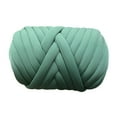 thumbnail image 4 of Cotton Polyester Chunky Yarn Tube Giant Yarn for Rug Making Carpets Handbag Dark Green, 4 of 8