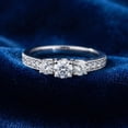 thumbnail image 5 of Pompeii 1/2ct 3 Stone Diamond Ring 14K White Gold (G/H,I1), 5 of 6