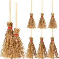 10 Pcs Mini Broom Models Tiny Brooms Mini Witch Brooms Witch Broom Decor Witches Broomstick Child