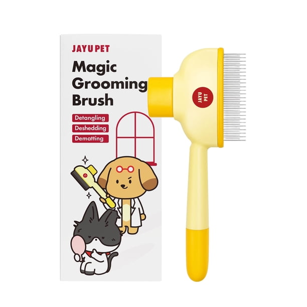 Cepillo de aseo JAYU PET Magic para excreción de gatos, autolimpiante