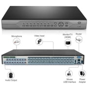 Evertech 32 Channel 1080p AHD TVI CVI and Analog Security Surveillance DVR Recorder with 16TB HDD