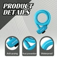 thumbnail image 3 of MELIVO Bike Lock,47.24" Motorcycle Lock,Cable Bicycle Lock Bike Lock with Key,Blue, 3 of 7