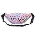 thumbnail image 3 of Riñonera de moda para mujer, riñonera de PU, riñonera multifuncional para teléfono móvil, riñonera cruzada con estampado láser, 3 of 4