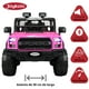 thumbnail image 3 of Montable Electrico Raptor para Niños Control Remoto Luz Led 12v - Rosa, 3 of 7