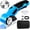 Blue, variant on Geohope 4.2V Cordless Electric Cutting Scissors,  300RPM Portable Box Cutter with 4 SK5 Blades, LED Light & Safety Lock, Full Accessories with Storage Case for Craft, Leather, Carpet & Cardboard