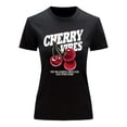 thumbnail image 3 of Playera Blusa De Cerezas Cherry Vibes Ropa Para Mujer Color Negro Talla Mediana Marca Emil SaEs, 3 of 4
