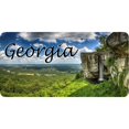 thumbnail image 1 of Georgia Rock Cliff Scene Photo License Plate, 1 of 1