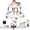White, variant on Baby Walker for 6-18 Months - One-Touch Foldable Design, 9 Adjustable Heights, Non-Slip Wheels with Removable Activity Tray, Black