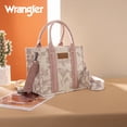 thumbnail image 2 of Wrangler Tote Bag for Women Western Camo Pattern Canvas Crossbody bag Handbag Vintage Design, Pink, 2 of 6