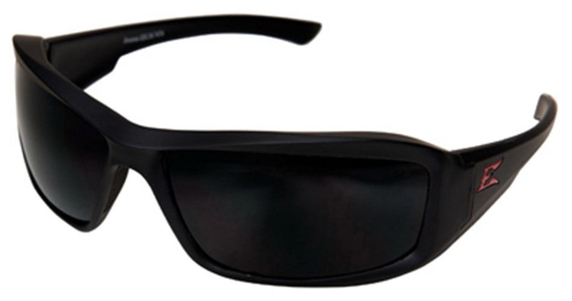 Edge Eyewear Brazeau Torque Polarized Safety Glasses Smoke Lens Black Frame  1 pc. 