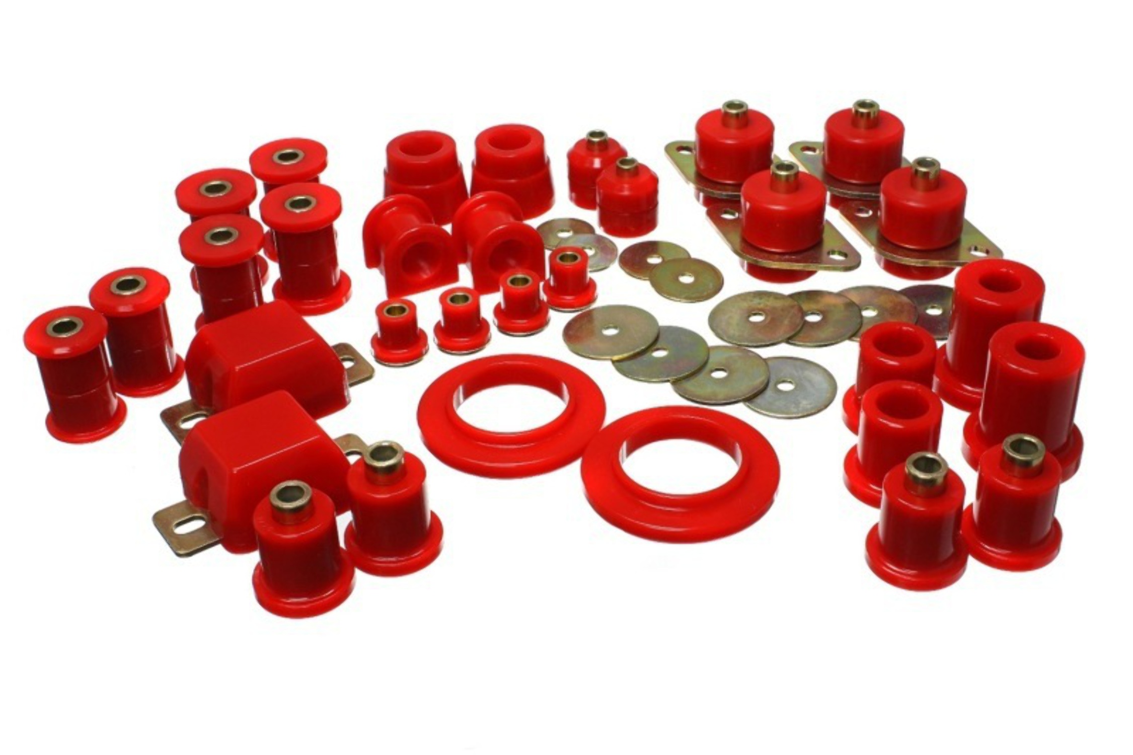 Energy Suspension 05-13 Toyota Tacoma 4WD/Prerunner 2WD Red Hyper-Flex Master Bushing Set Fits select: 2013 TOYOTA TACOMA DOUBLE CAB, 2005-2007 TOYOTA TACOMA ACCESS CAB