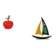 thumbnail image 1 of Estatua Escultura de Fruta Artificial Artesanía Figura de Escultura de de Hierro Estatua de Barco de Escritorio Decoración Material de C, 1 of 8