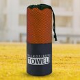 thumbnail image 1 of Toalla Playa Suave Bolsillo Tamaño Grande para Deporte Senderismo Camping Naranja Sywqhk Libre de BPA, 1 of 3