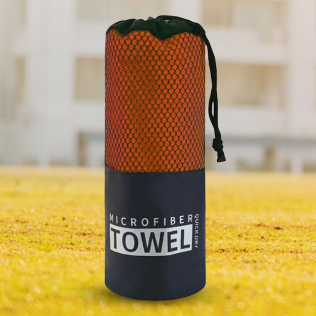 Toalla Playa Suave Bolsillo Tamaño Grande para Deporte Senderismo Camping Naranja Sywqhk Libre de BPA