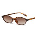 thumbnail image 5 of 2024 gafas De Sol De leopardo marrón para mujer, gafas De Sol De marca a la moda con montura pequeña, gafas ovaladas Retro para mujer, gafas De Sol, 5 of 5